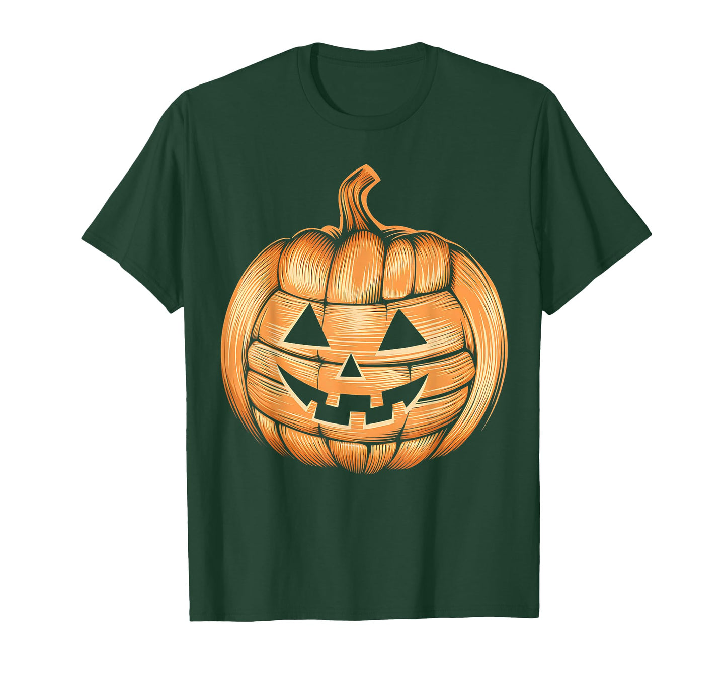 Funny Spooky Pumpkin Volleyball Player Women Men Halloween T-Shirt