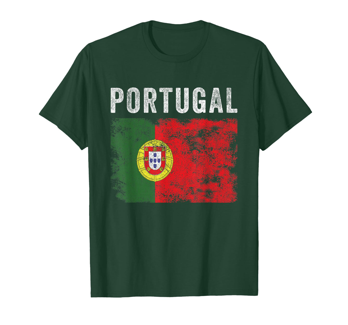 Portugal Flag Distressed - Men Women Kids - Portuguese Flag T-Shirt