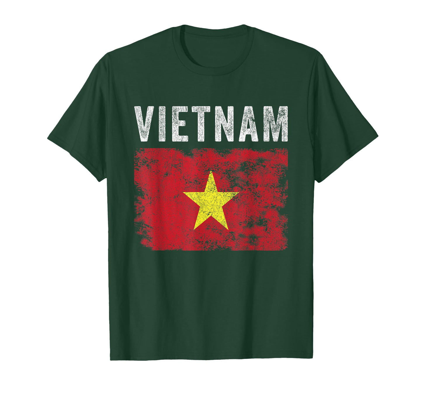 Vietnam Flag Distressed - Men Women Kids - Vietnamese Flag T-Shirt
