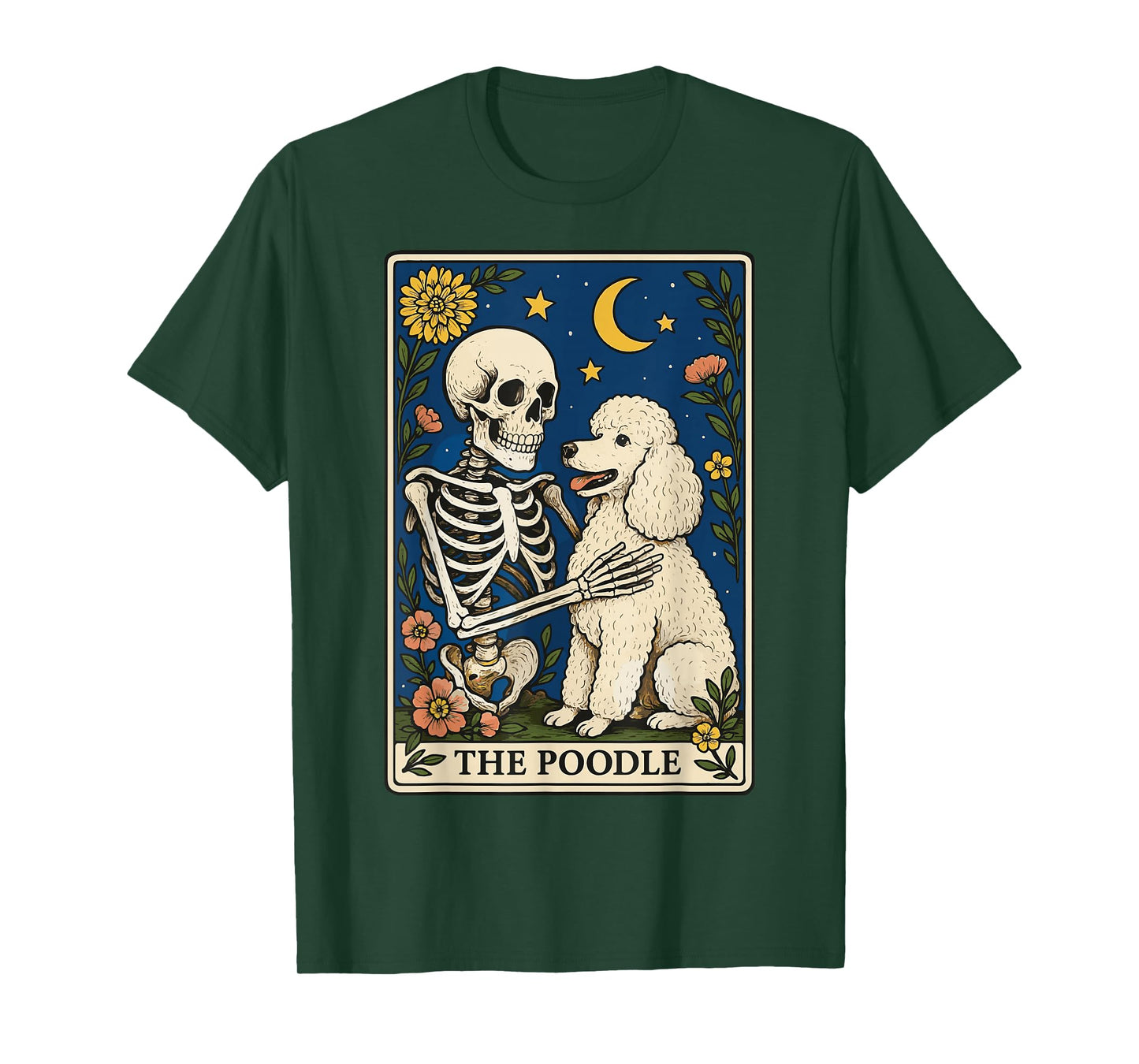 The Poodle Tarot Card T-Shirt