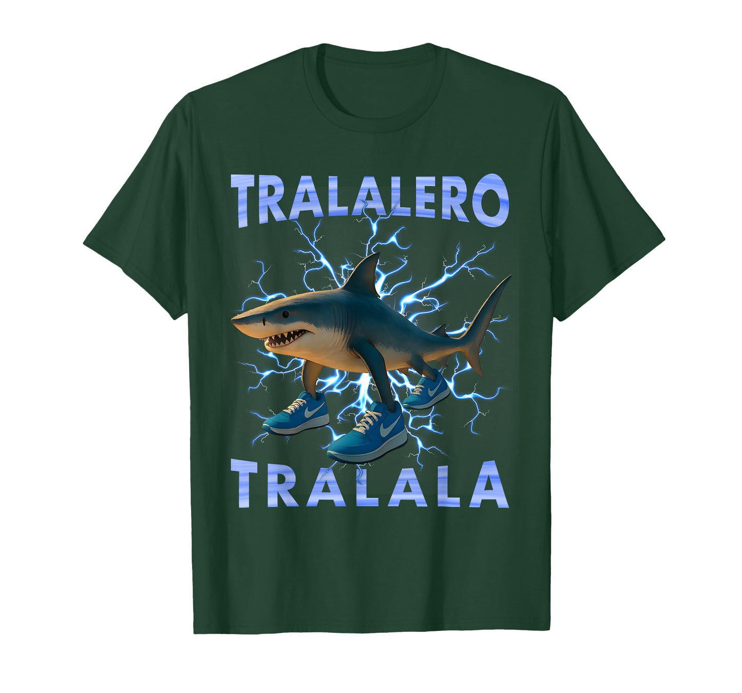 Tralalero Tralala Funny Shark Meme Bootleg T-Shirt T-Shirt
