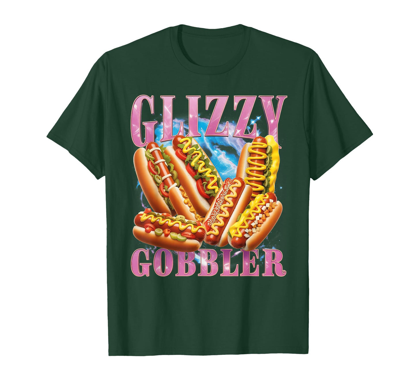 Funny Glizzy Gobbler Meme Hilarious Hot Dog Glizzy Lovers Men Women T-Shirt