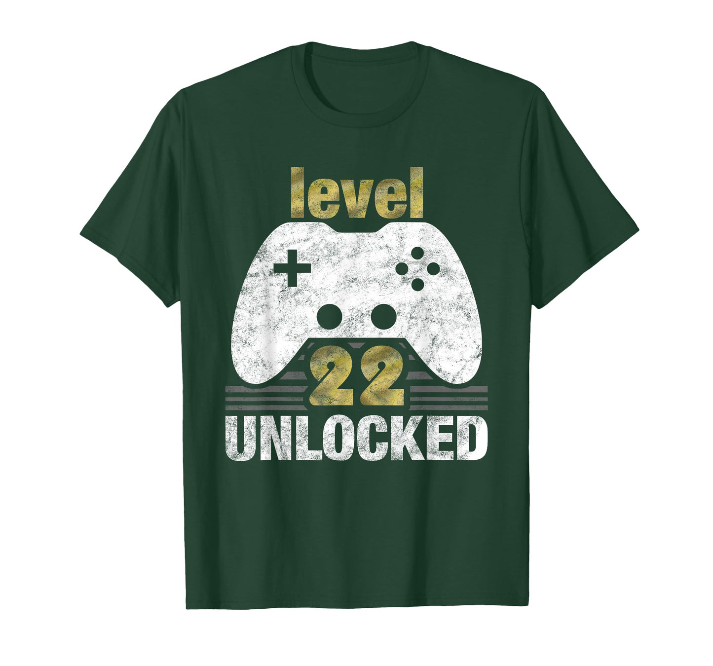 Level 22 Unlocked 22nd Birthday 22 Year Old Gift for Gamers T-Shirt