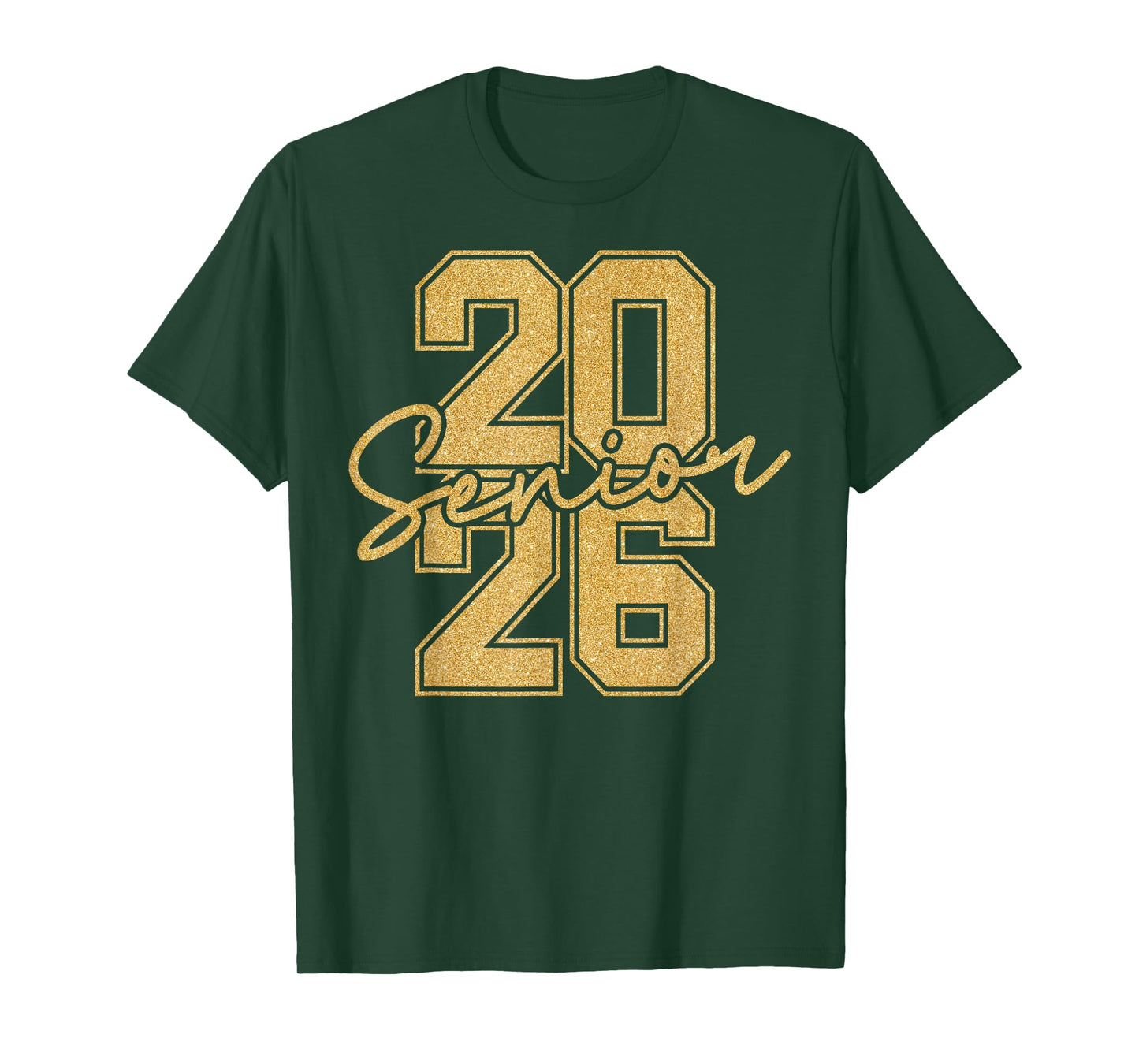 Senior 2026 Class of 2026 Gold Black Senior Graduation Gift T-Shirt