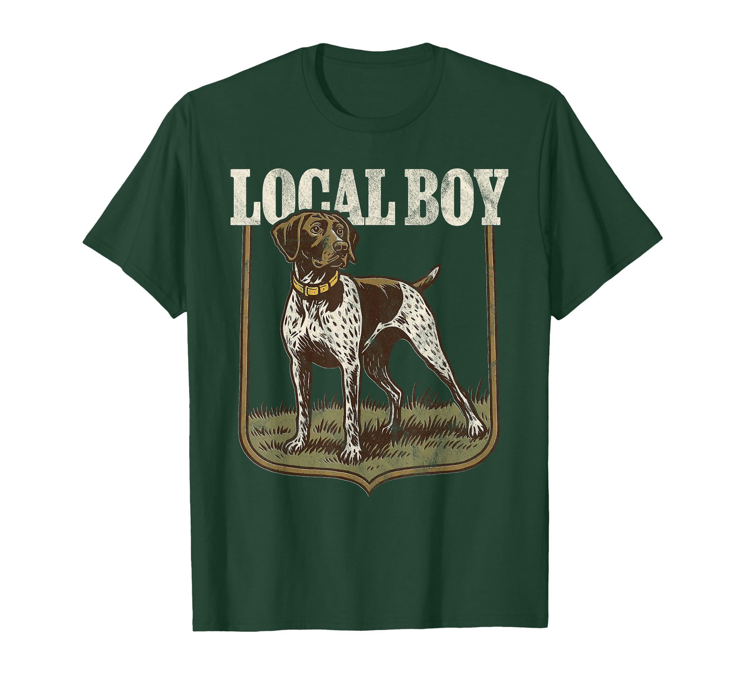Local Boy Hunting Dog Retro Southern Country Pride Vintage T-Shirt