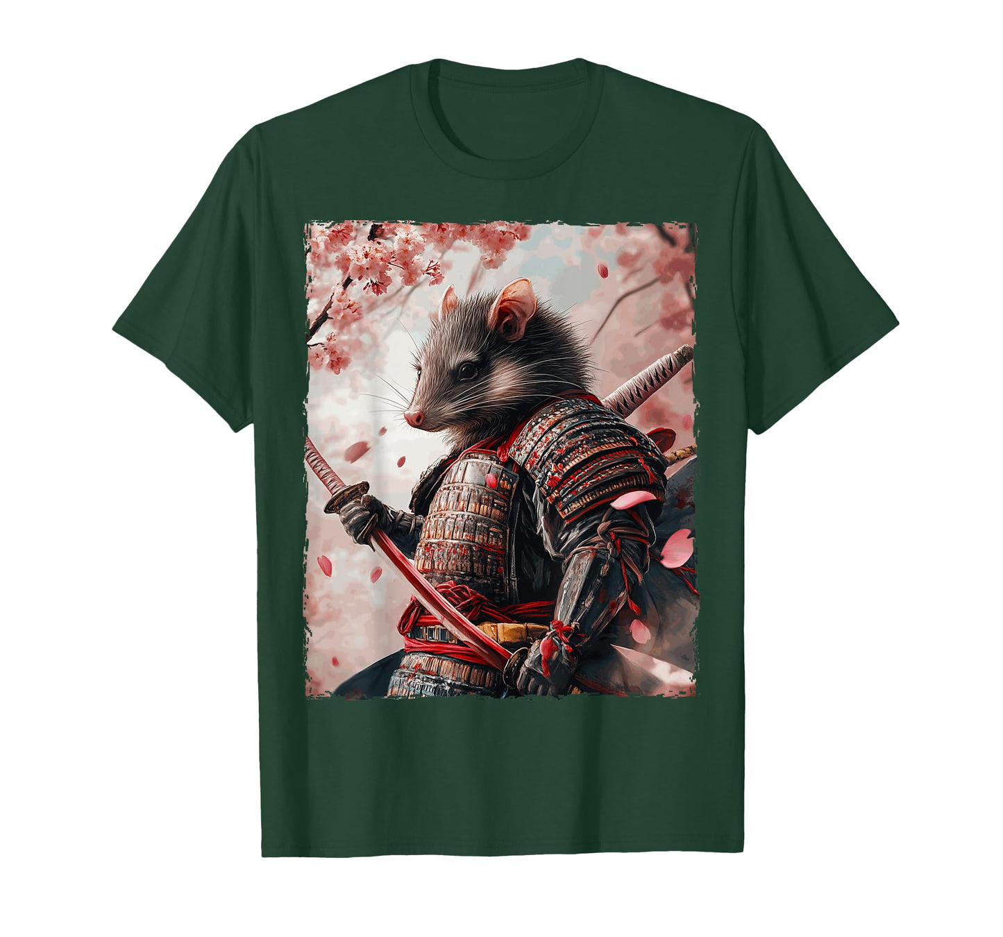 Funny Graphic Opossum Possum Japanese Anime T-Shirt