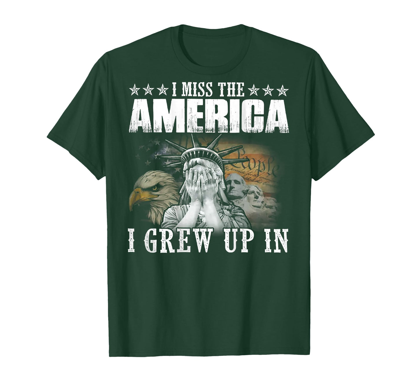 I Miss The America I Grew Up In (on back) T-Shirt