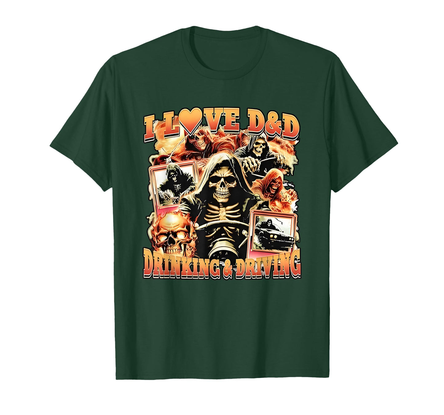 I love D&D Drinking & Driving Death Reaper T-Shirt