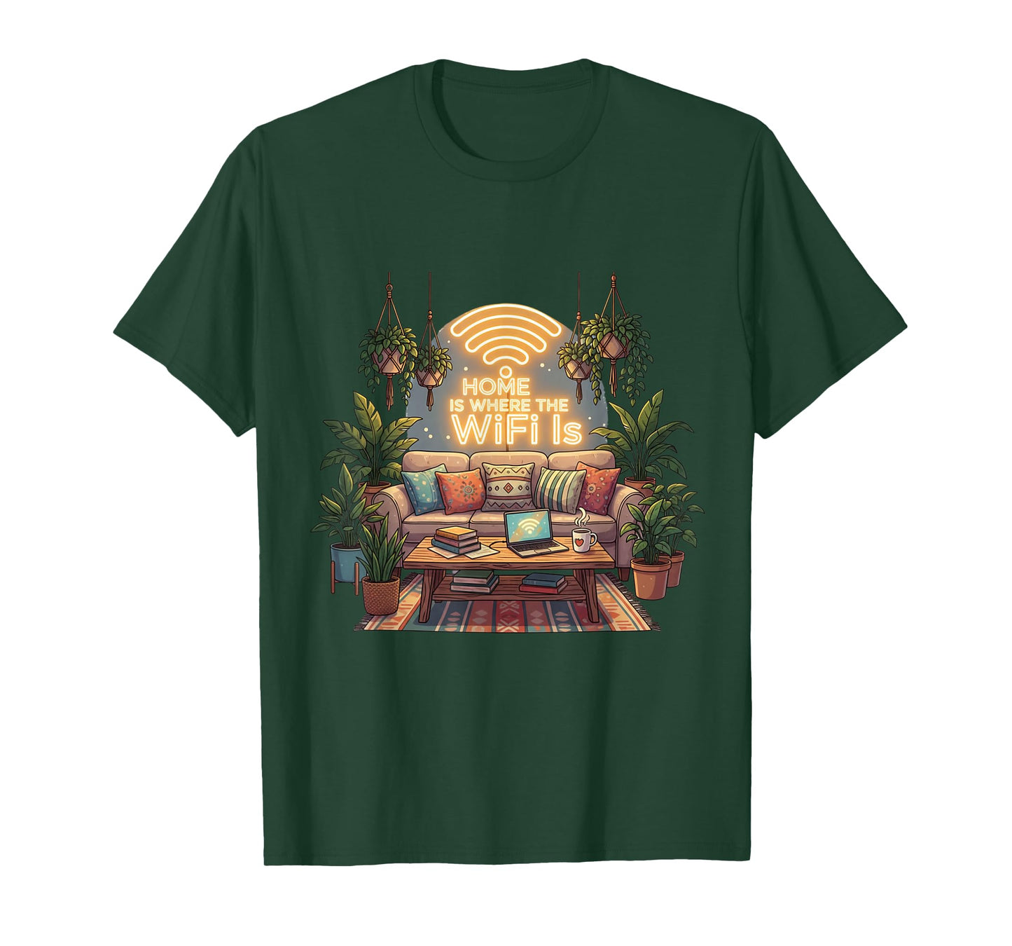 Home is Where The WiFi is T-Shirt