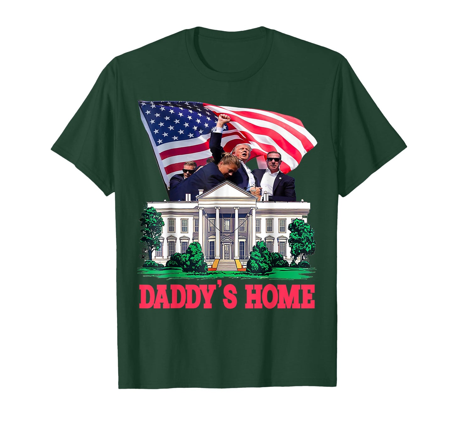 TRUMP DADDY'S HOME Bye Joe Biden Drops Out run for election T-Shirt