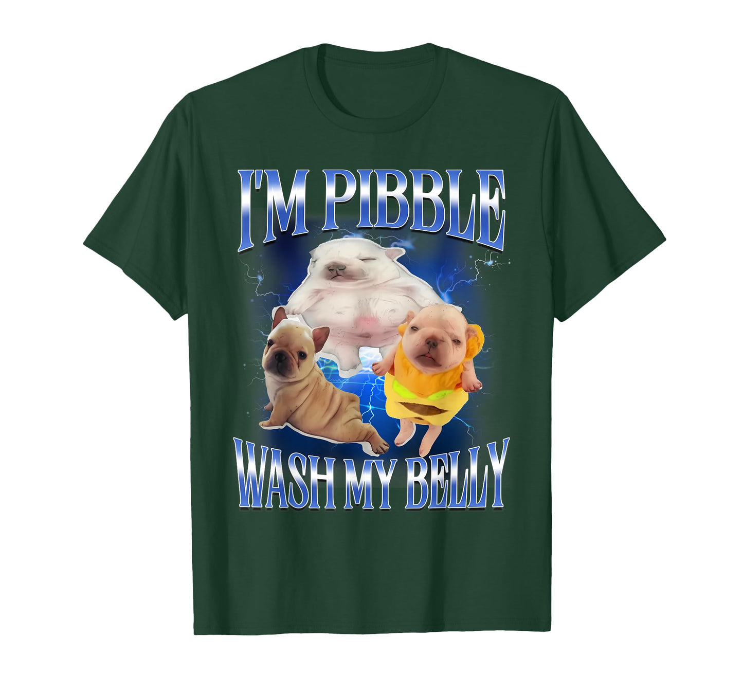 Silly Meme pibble Meme wash My Belly Clean My Belly Meme T-Shirt