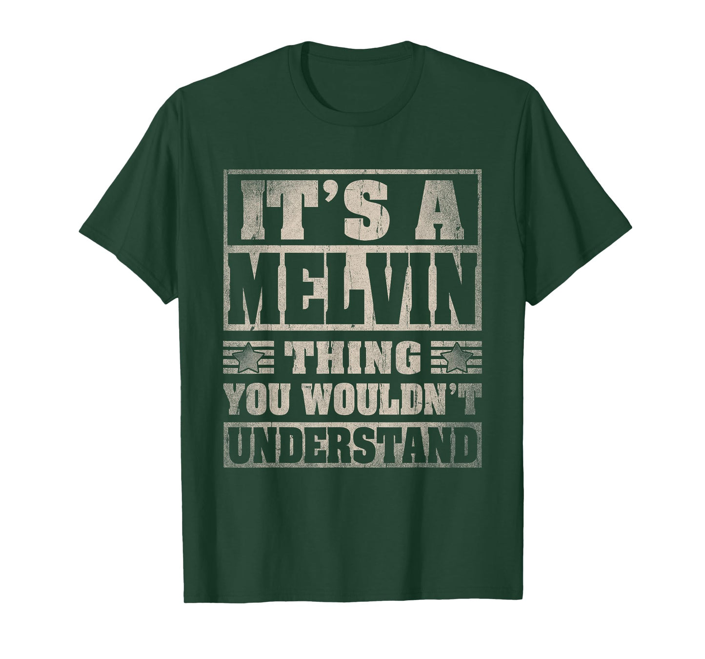 Melvin First Name Shirt It's A Melvin Thing T-Shirt