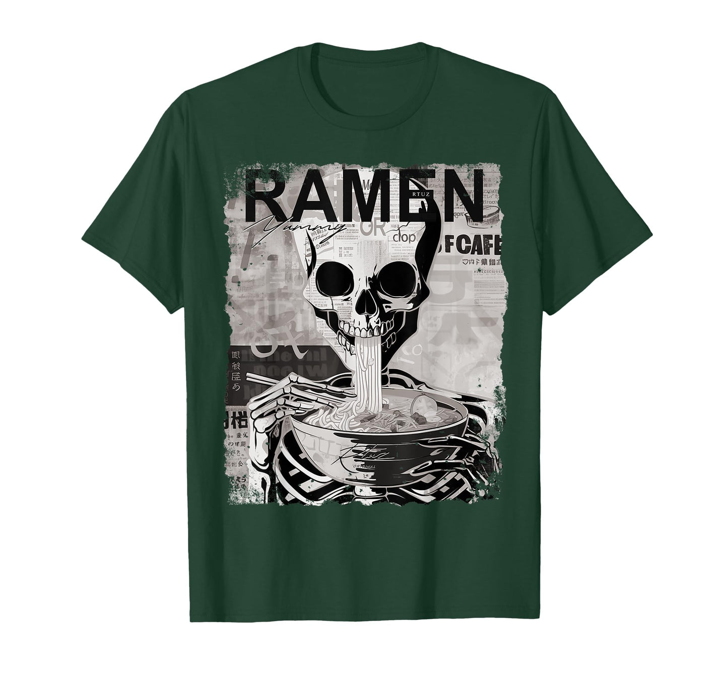 Japanese Ramen Noodles Otaku Y2K Fashion Kawaii Manga Anime T-Shirt