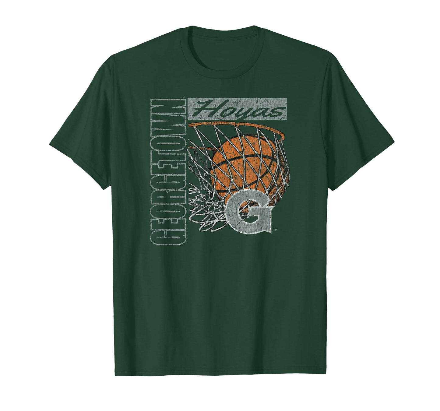 Georgetown Hoyas Vintage Basketball 90's Navy T-Shirt