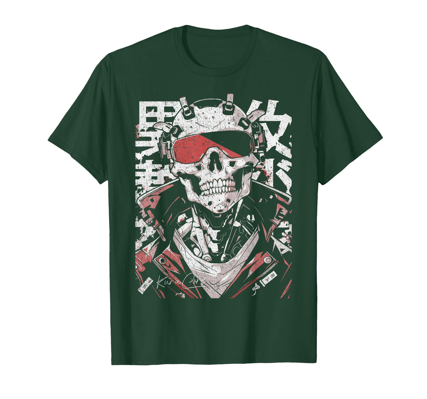 Japanese Streetwear Cyberpunk Y2K Retro Techwear Manga Anime T-Shirt