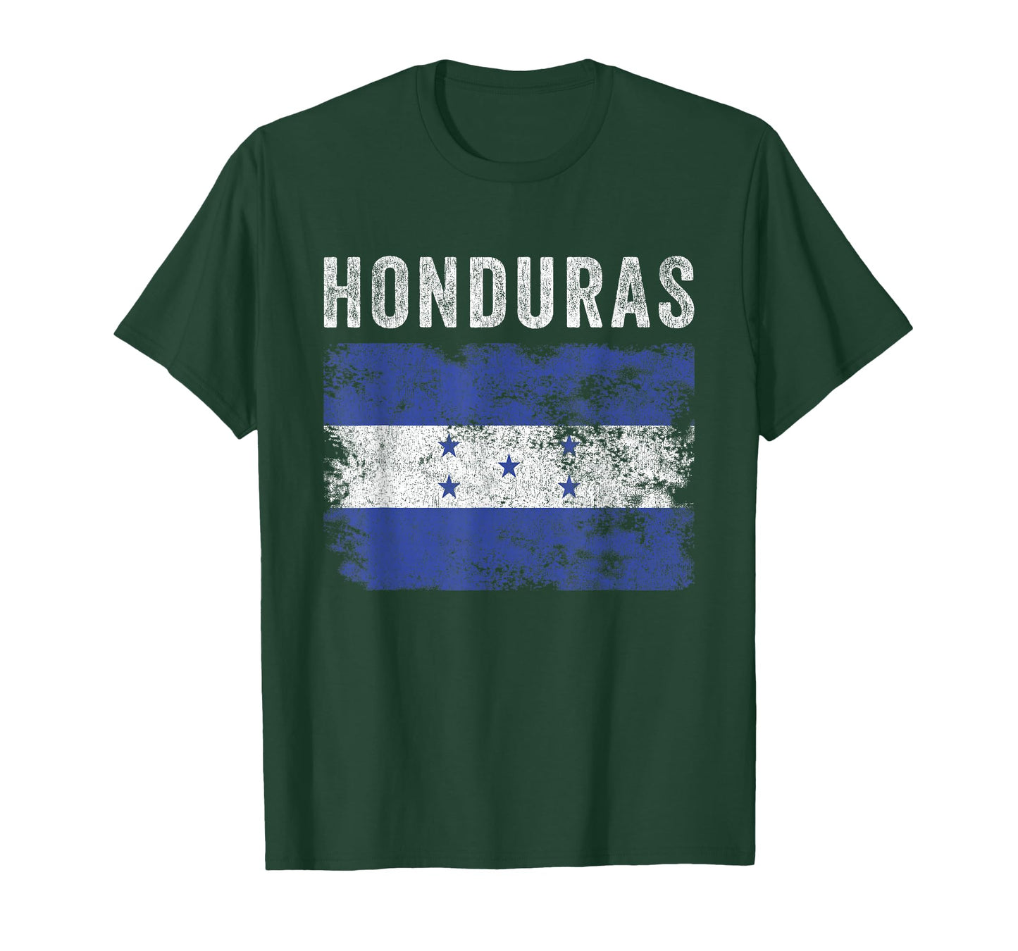 Honduras Flag Distressed - Men Women Kids - Honduran Flag T-Shirt