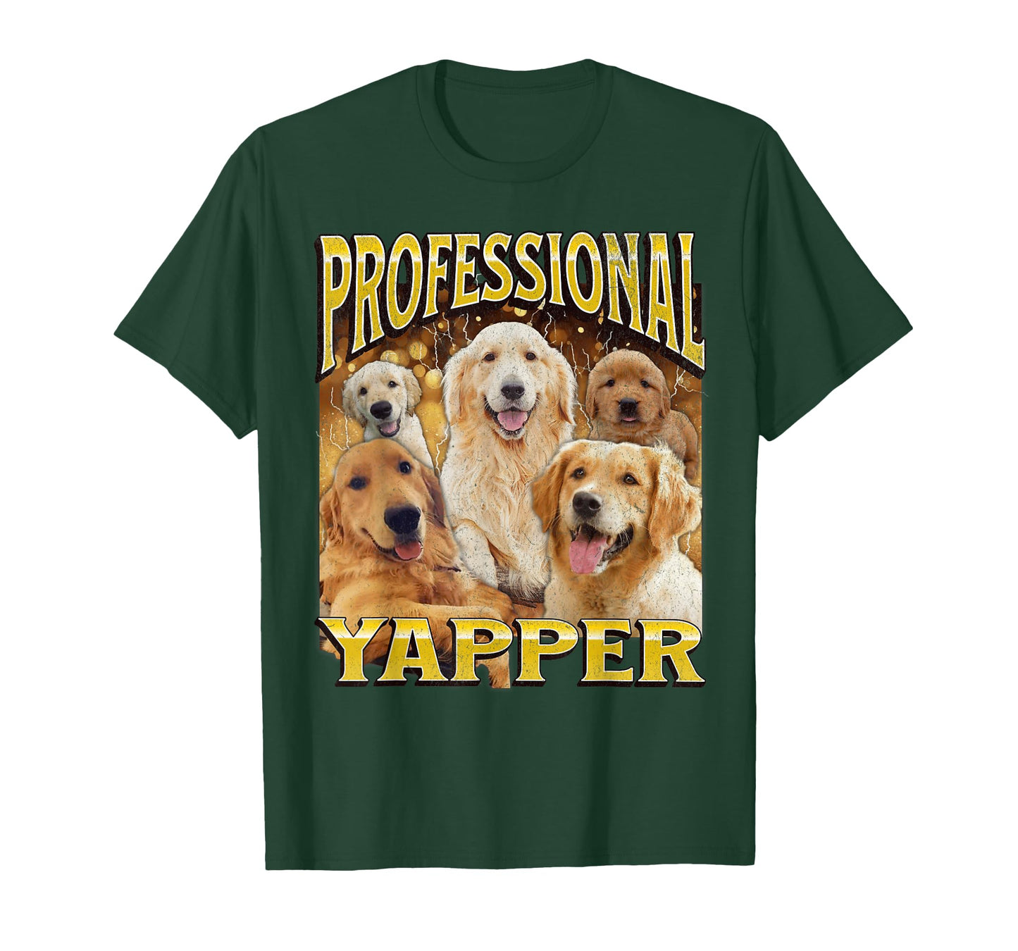 Professional Yapper Funny Dog Meme Bootleg Graphic T-Shirt for Men Women