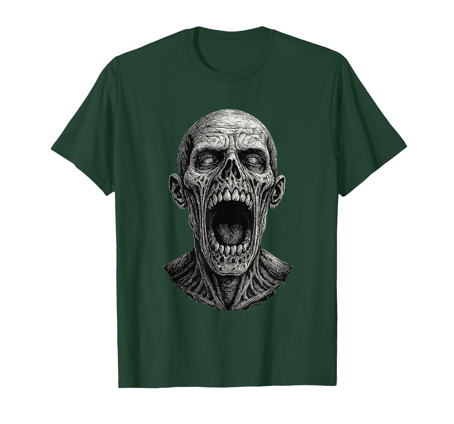 Creepy Scary Zombie Horror Movie Helloween Costume Nightmare T-Shirt