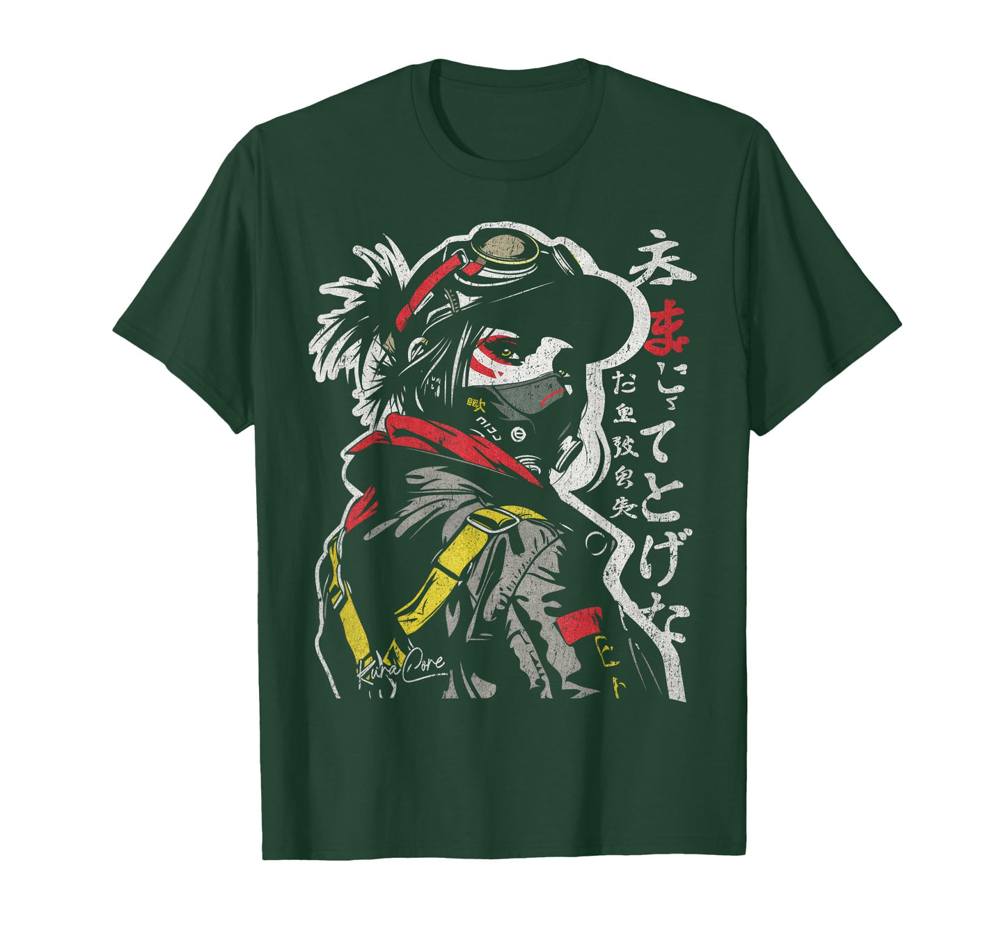 Japanese Streetwear Cyberpunk Y2K Techwear Retro Manga Anime T-Shirt
