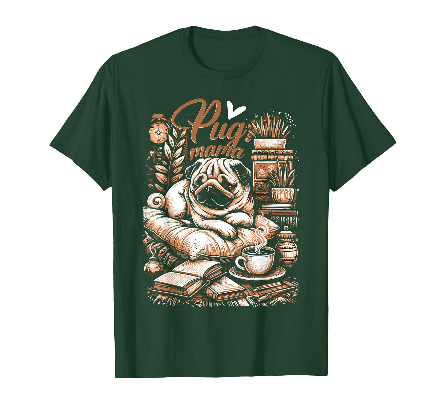 Pug Mama Pug Mom Puppy T-Shirt