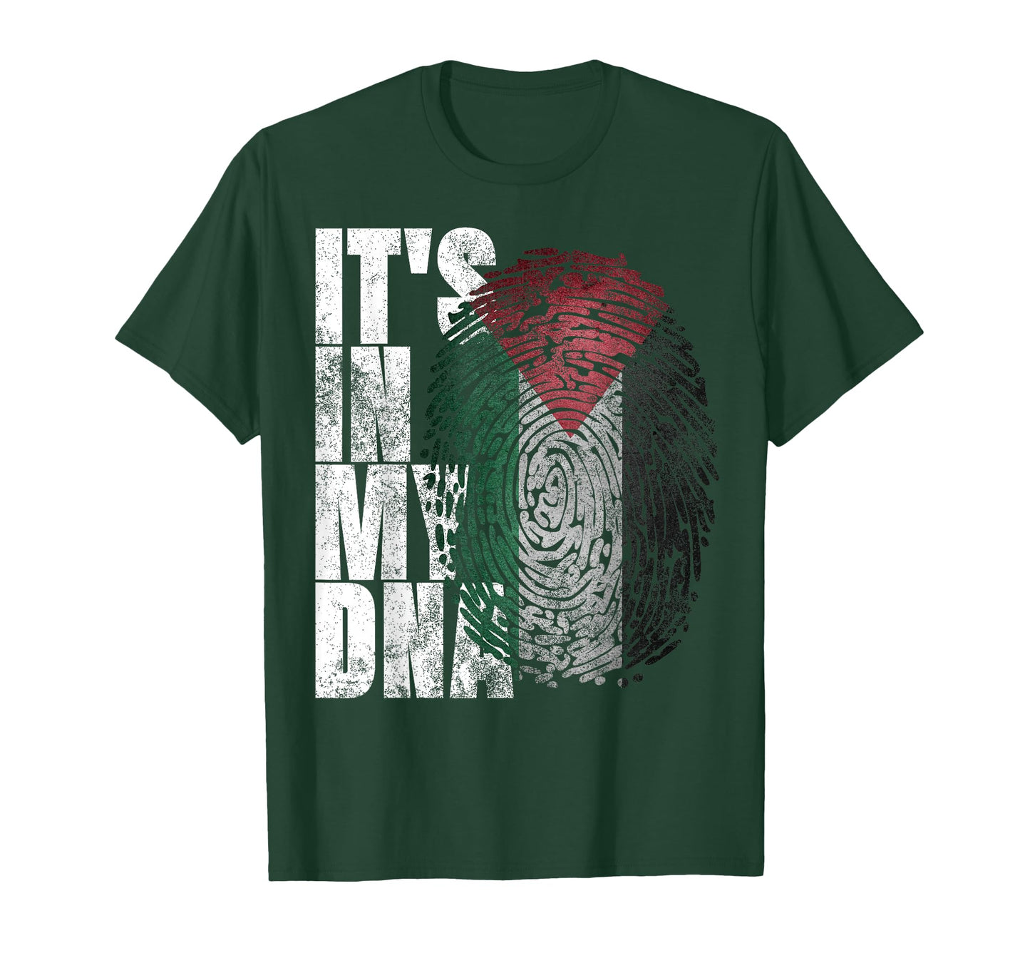 It's In My DNA Palestinian Shirt Arabic Gifts Palestine Flag T-Shirt