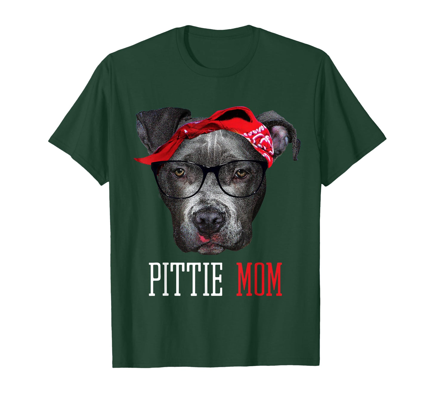 Pittie Mom Pitbull Dog Lovers Mothers Day Women T-Shirt