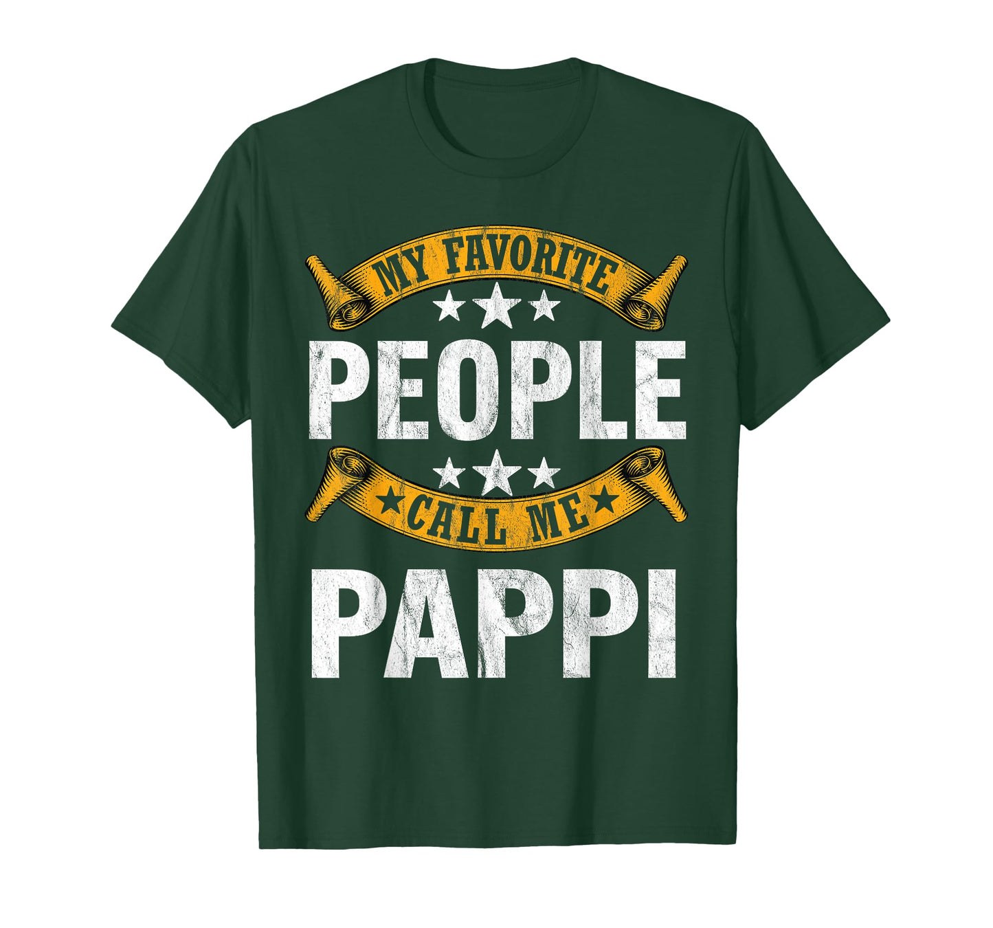My Favorite People Call Me Pappi Vintage Fathers Day T-Shirt