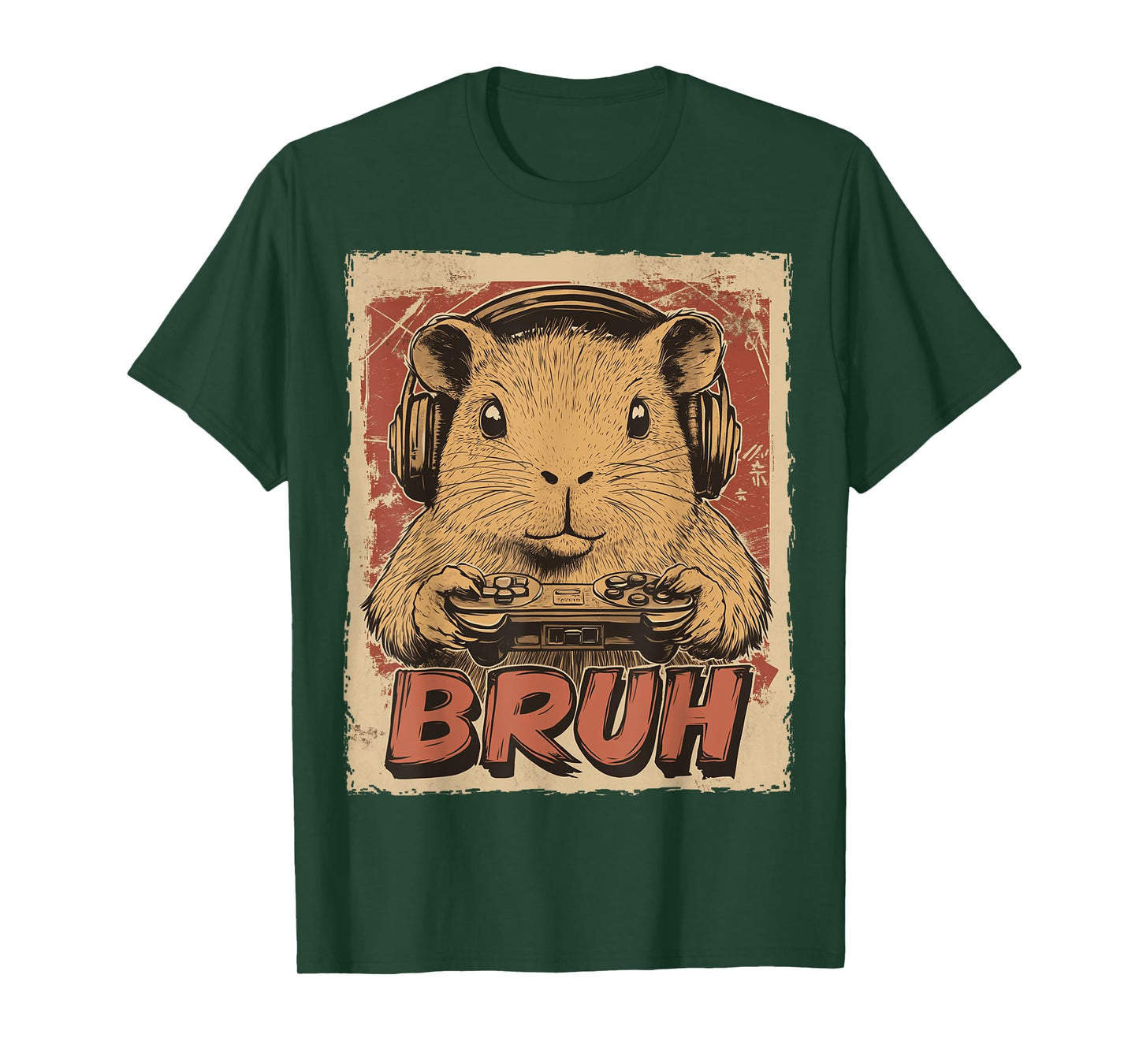 Funny Capybara Bruh Video Games Japanese Anime Manga Kawaii T-Shirt