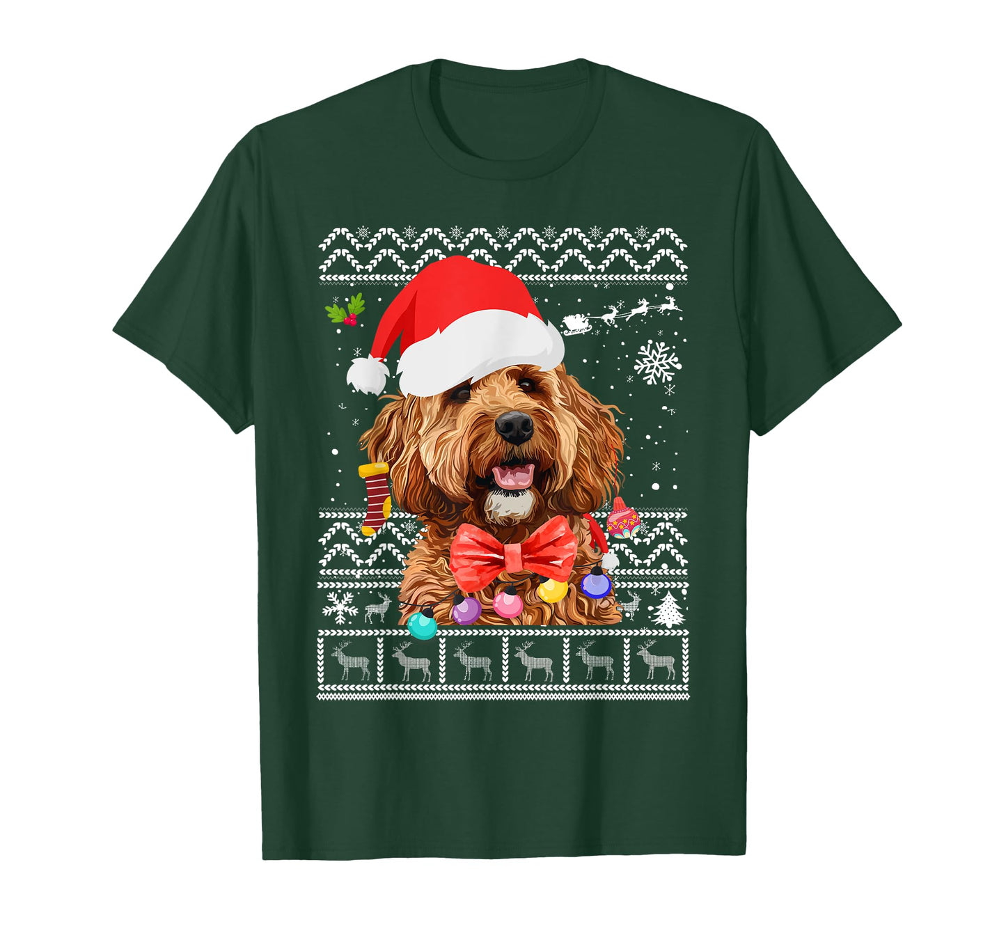 Cavapoo Christmas Outfit Idea For Kids & Christmas Cavapoo T-Shirt