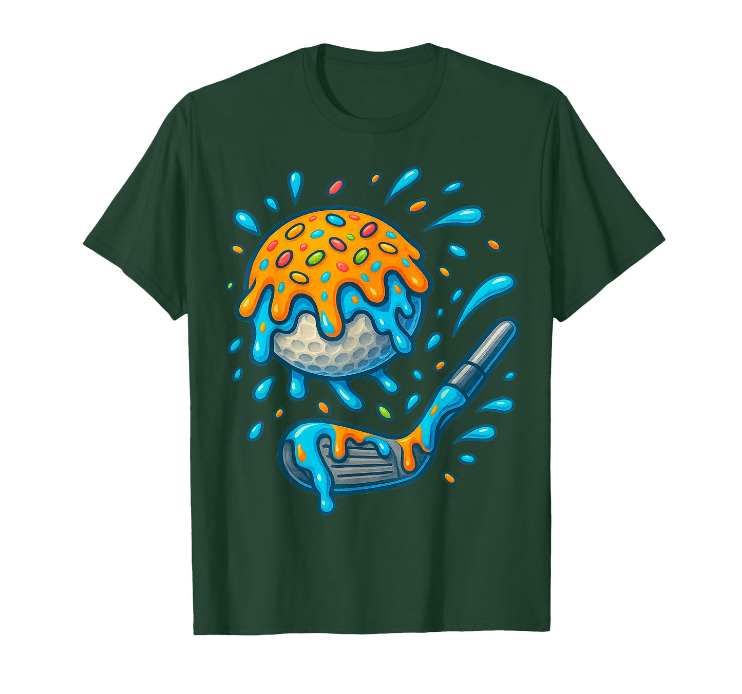 Golf Ball Drip Team for Boys Ice Cream Cool T-Shirt