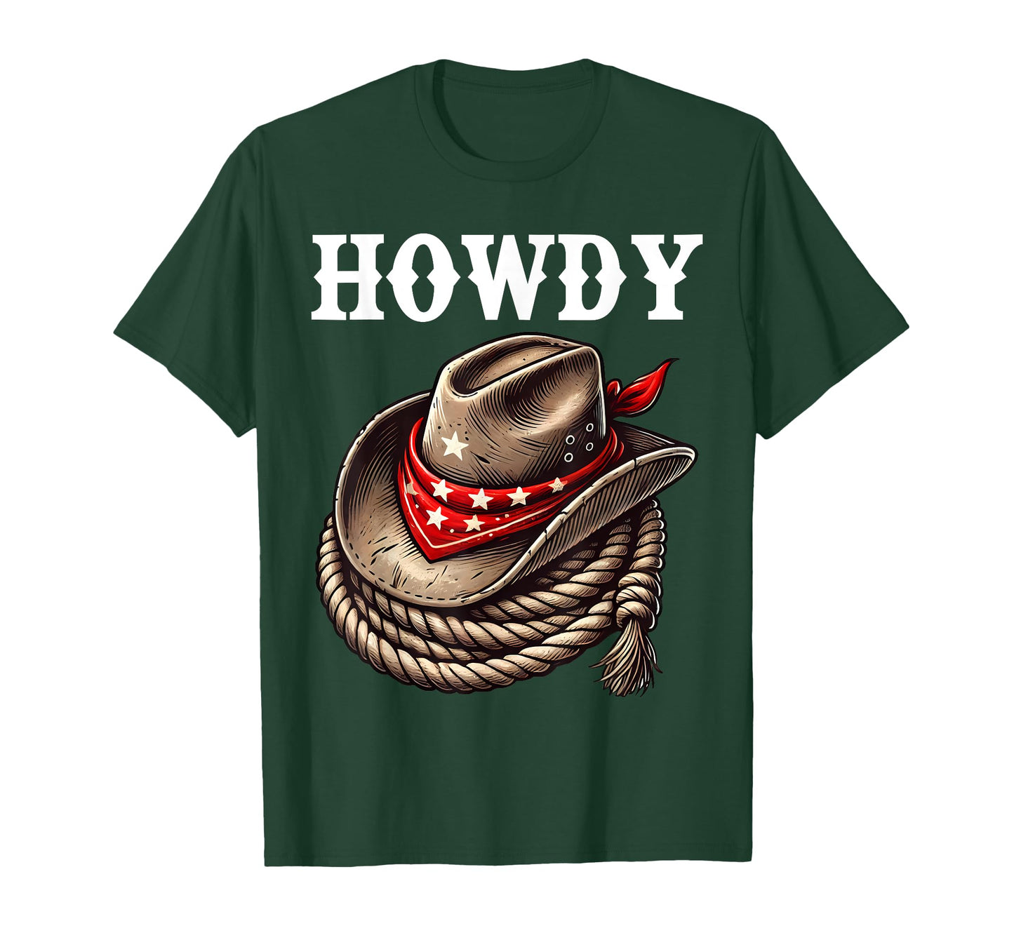 Howdy Cowboy Hat funny Western Rodeo T-Shirt