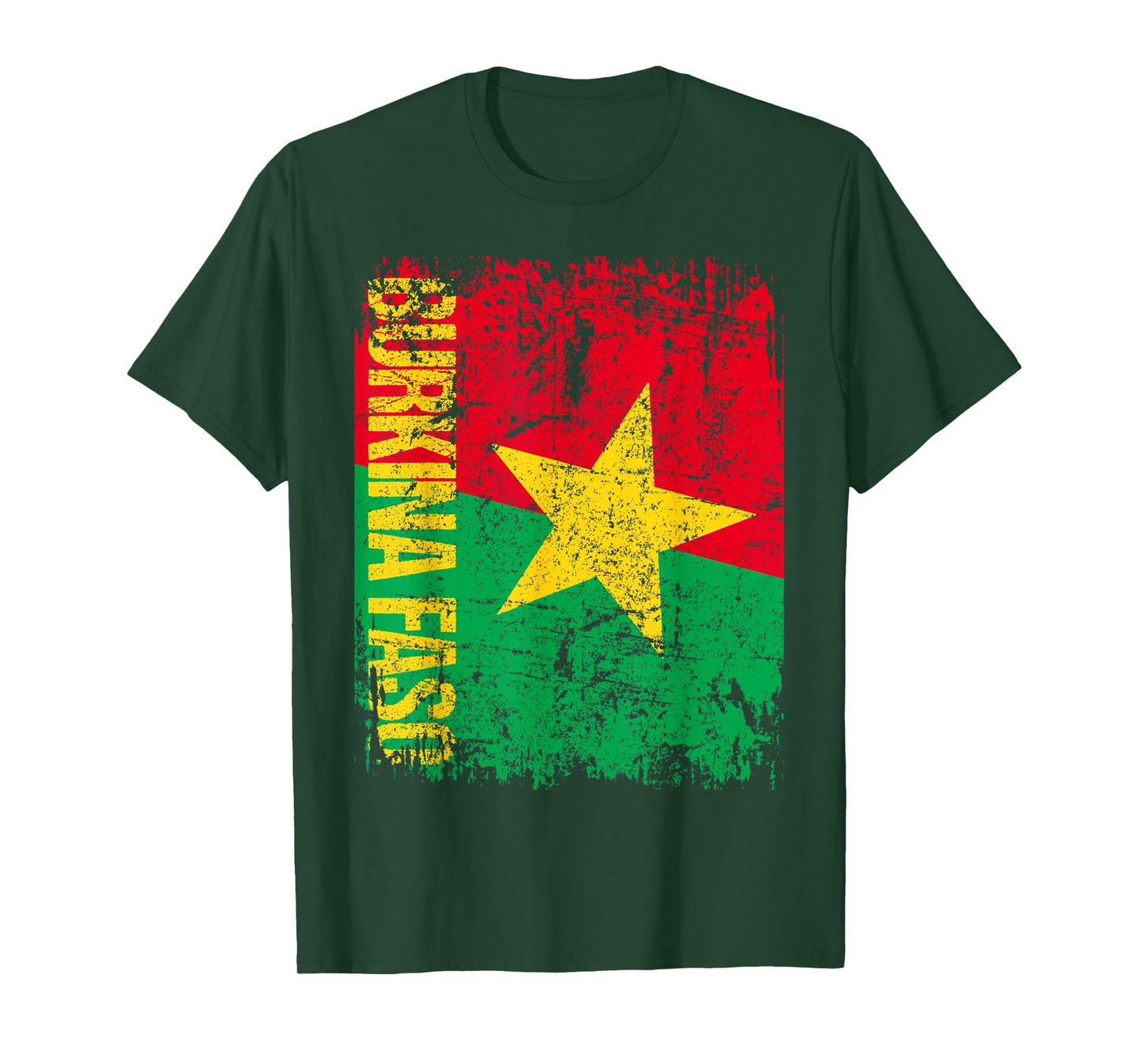 BURKINA FASO Flag Vintage Distressed BURKINA T-Shirt