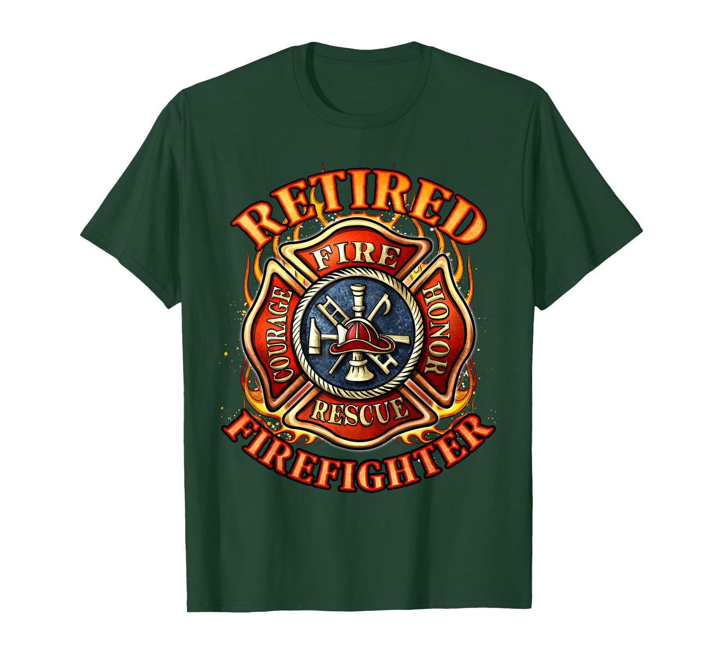 Retired Firefighter Gift Fireman Retirement Party Gift T-Shirt