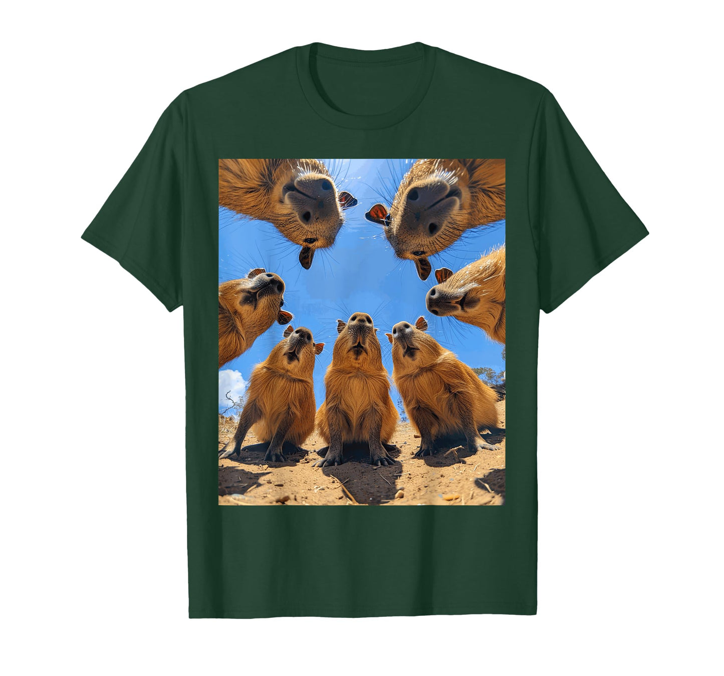 Funny Graphic Capybara T-Shirt