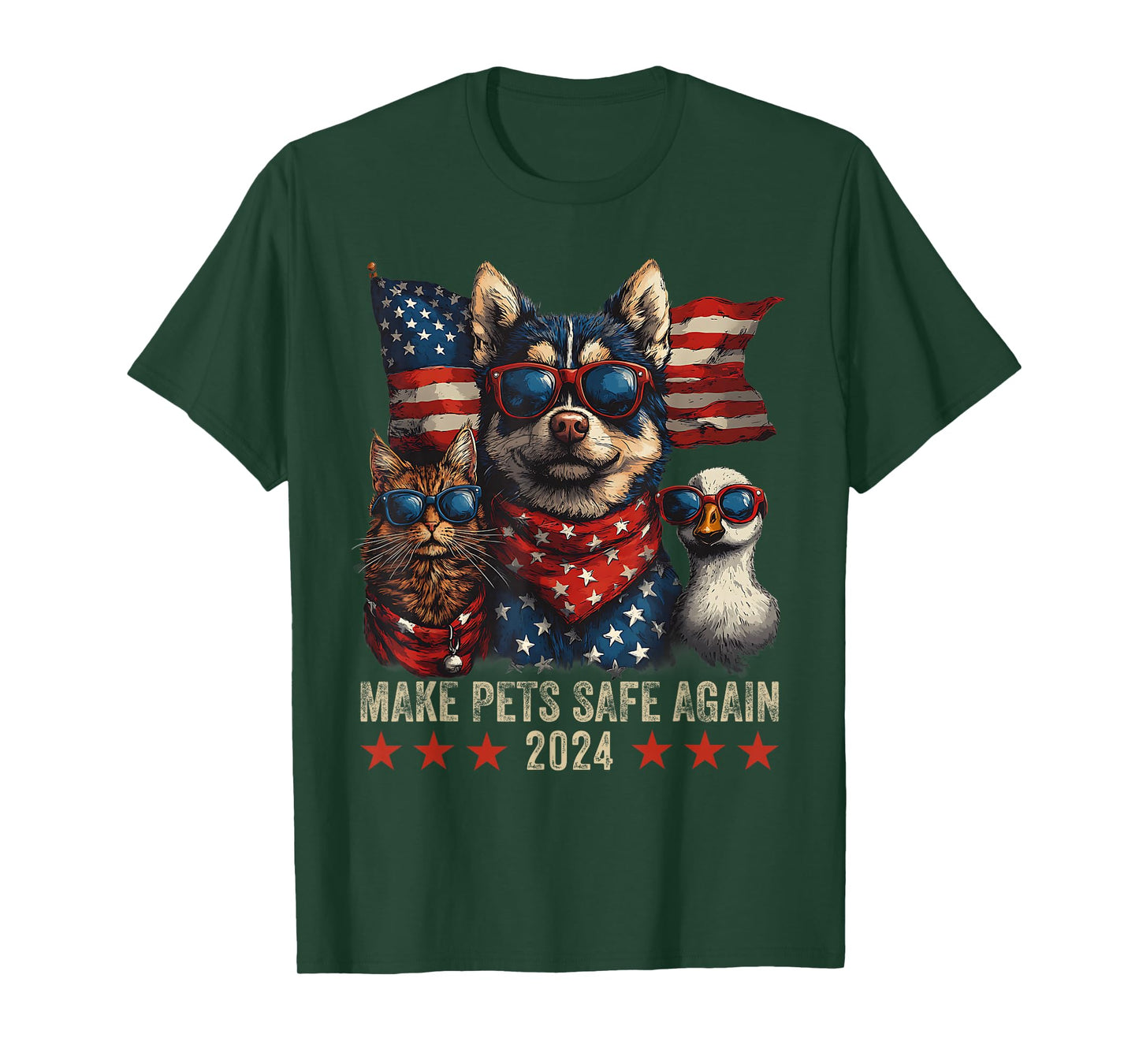Make Pets Safe Again Trump 2024 Save Our Pets T-Shirt
