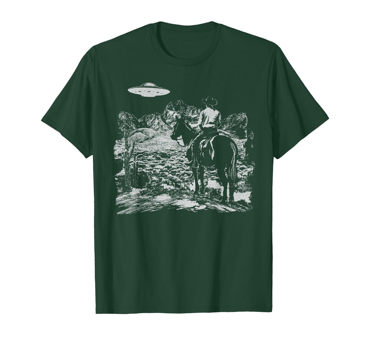 Cowboy UFO Howdy Partner Cowgirl Western Country T-Shirt