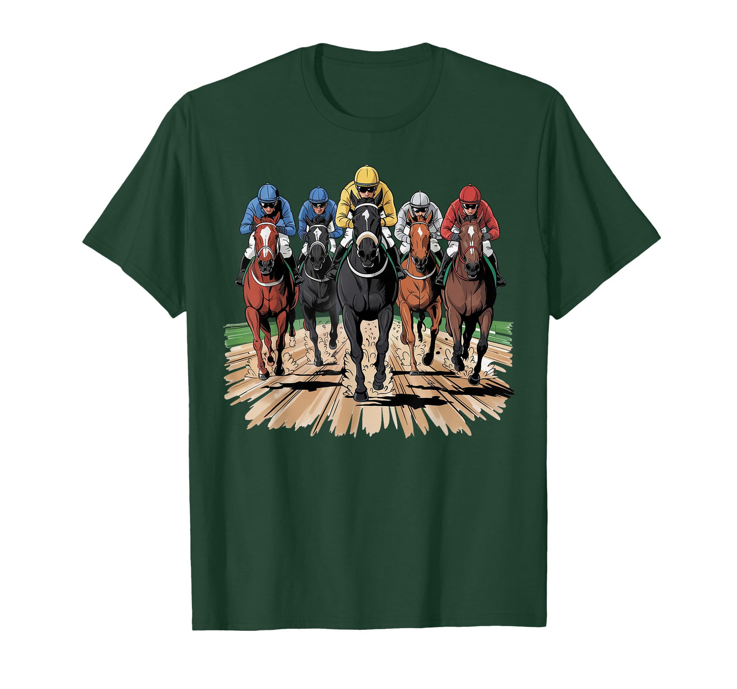 Horse Racing Jockey Racer Derby Rider Gifts Men Women Kids T-Shirt