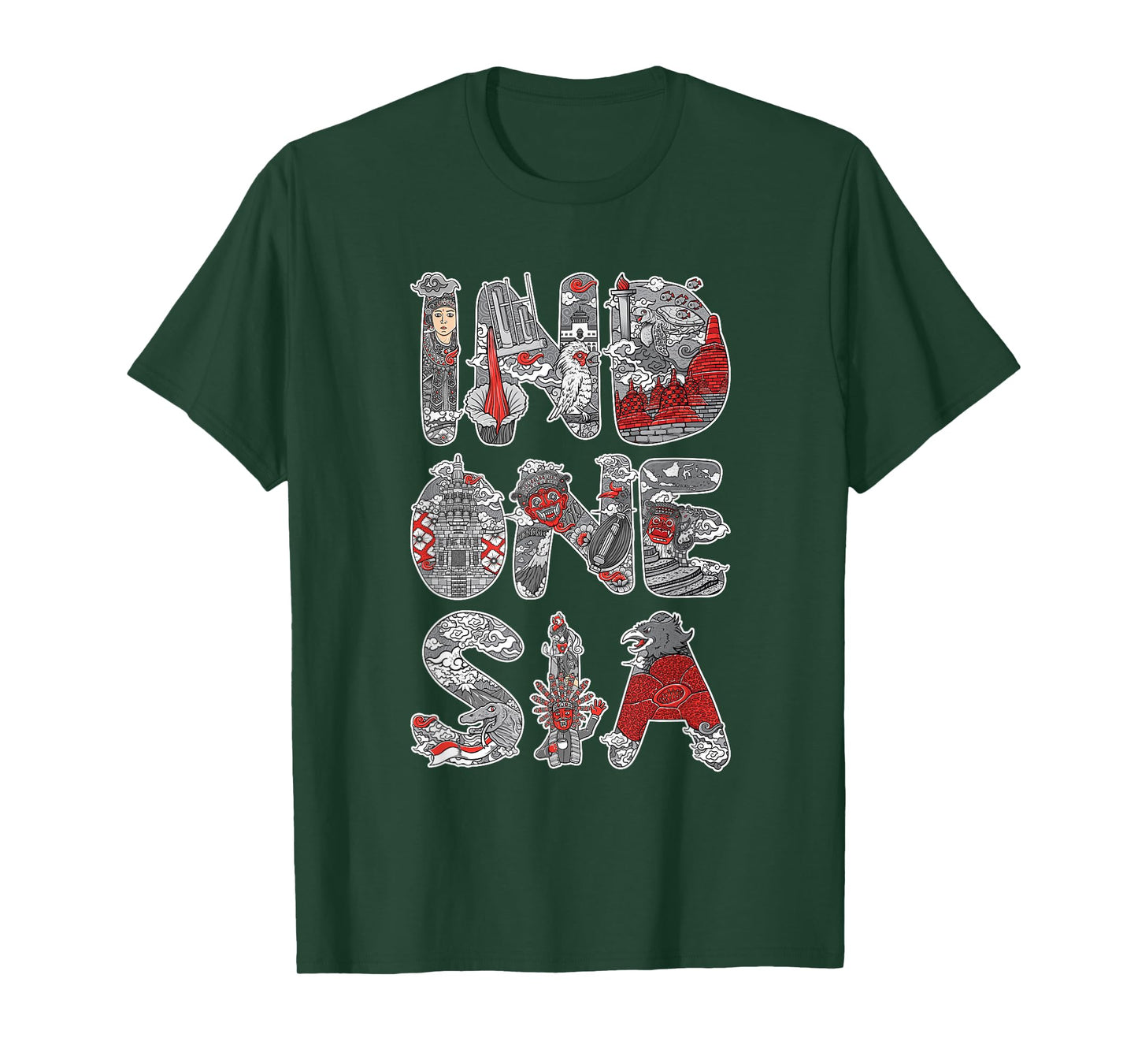 Asia Borobudur Temple Indonesia T-Shirt