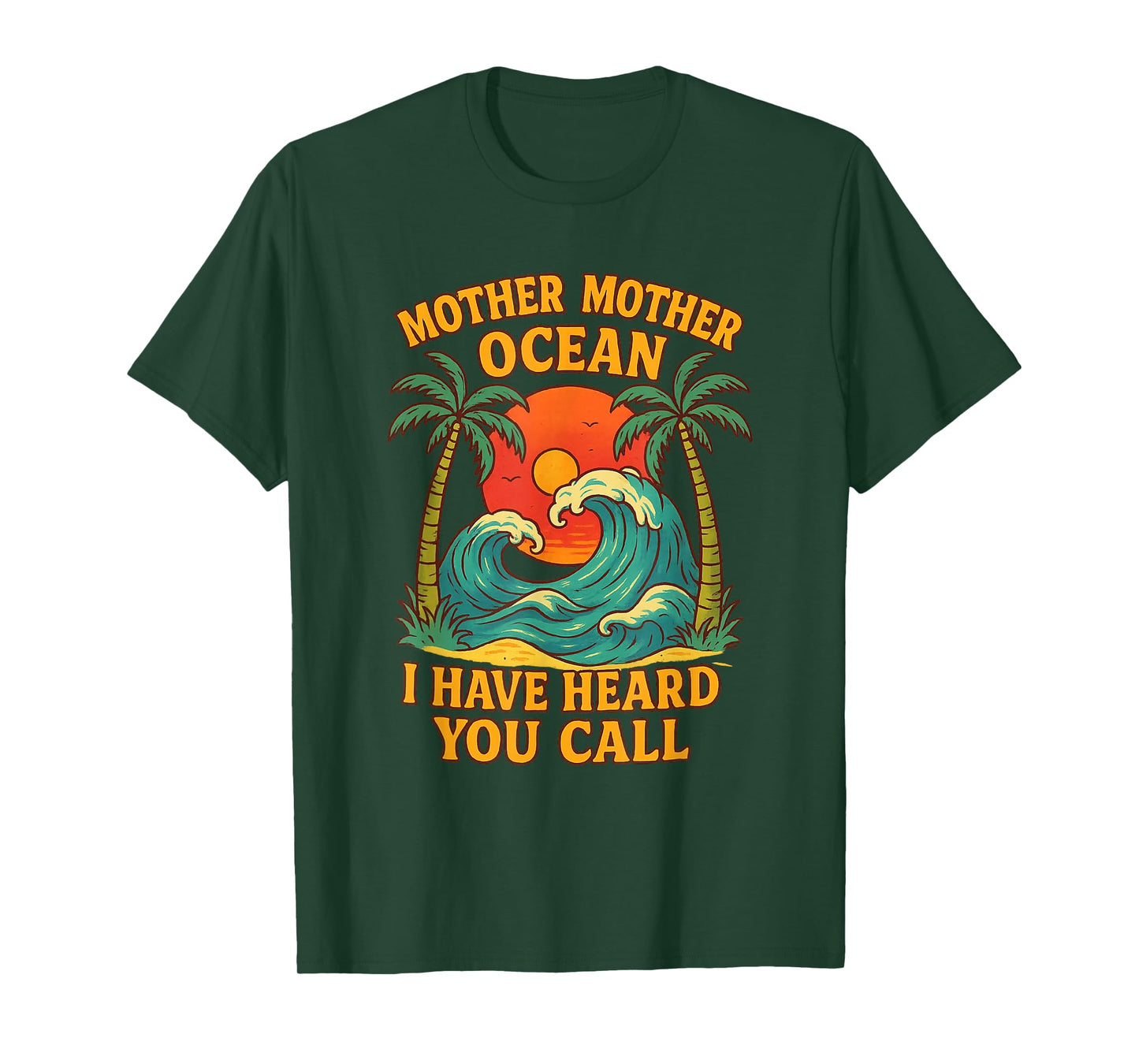 Mother Mother Ocean I Have Heard You Call Retro tee T-Shirt