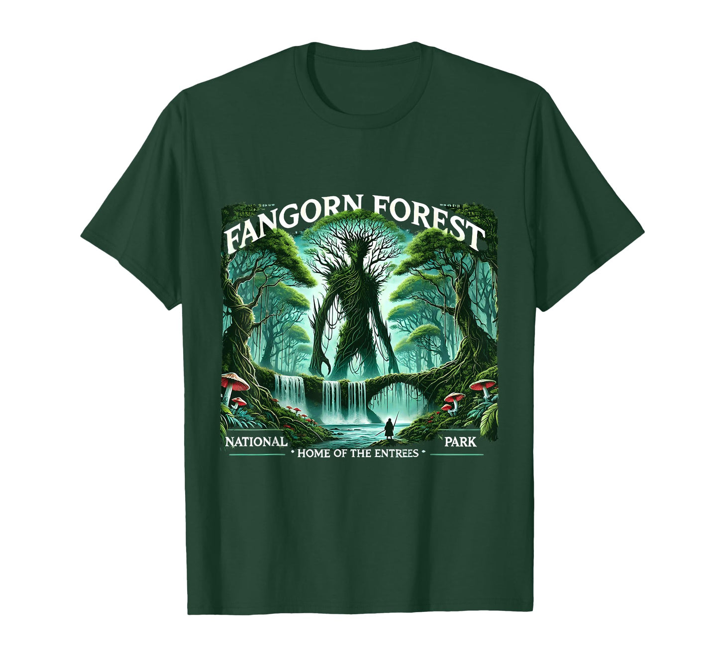 Fangorn Forest National Park Home of the Entrees Costume T-Shirt