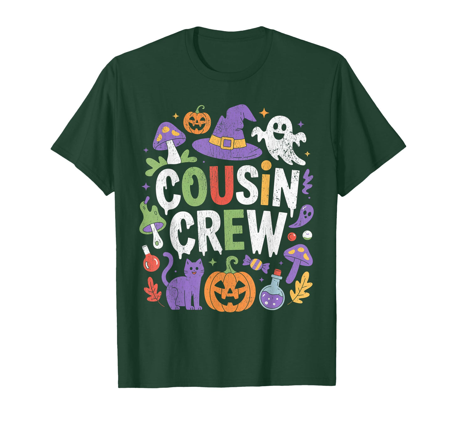 Halloween Cousin Crew Boo Pumpkin for Kid Girl Boy Toddler T-Shirt