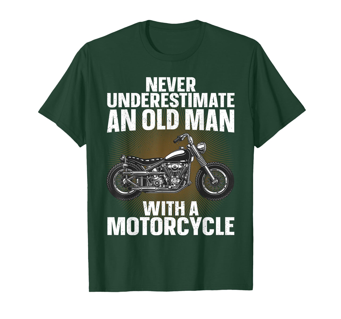 Motorcycle Design For Men Grandpa Motorbike Motorcycle Rider T-Shirt