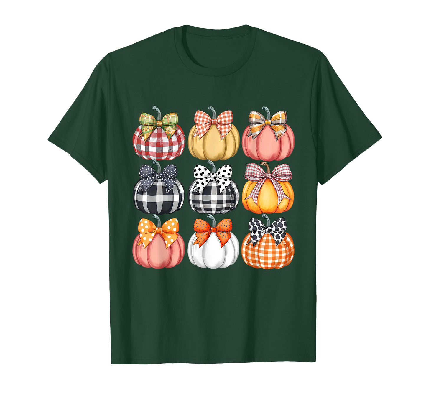 Pumpkin Coquette Bow Fall Halloween Costume Spooky Season T-Shirt