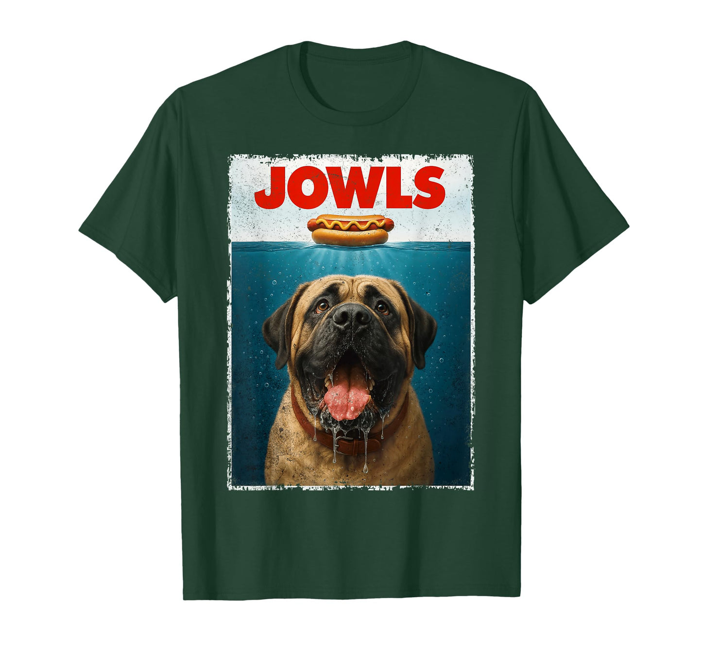 English Mastiff Jowls Gentle Giant Funny Dog Dad Dog Mom T-Shirt
