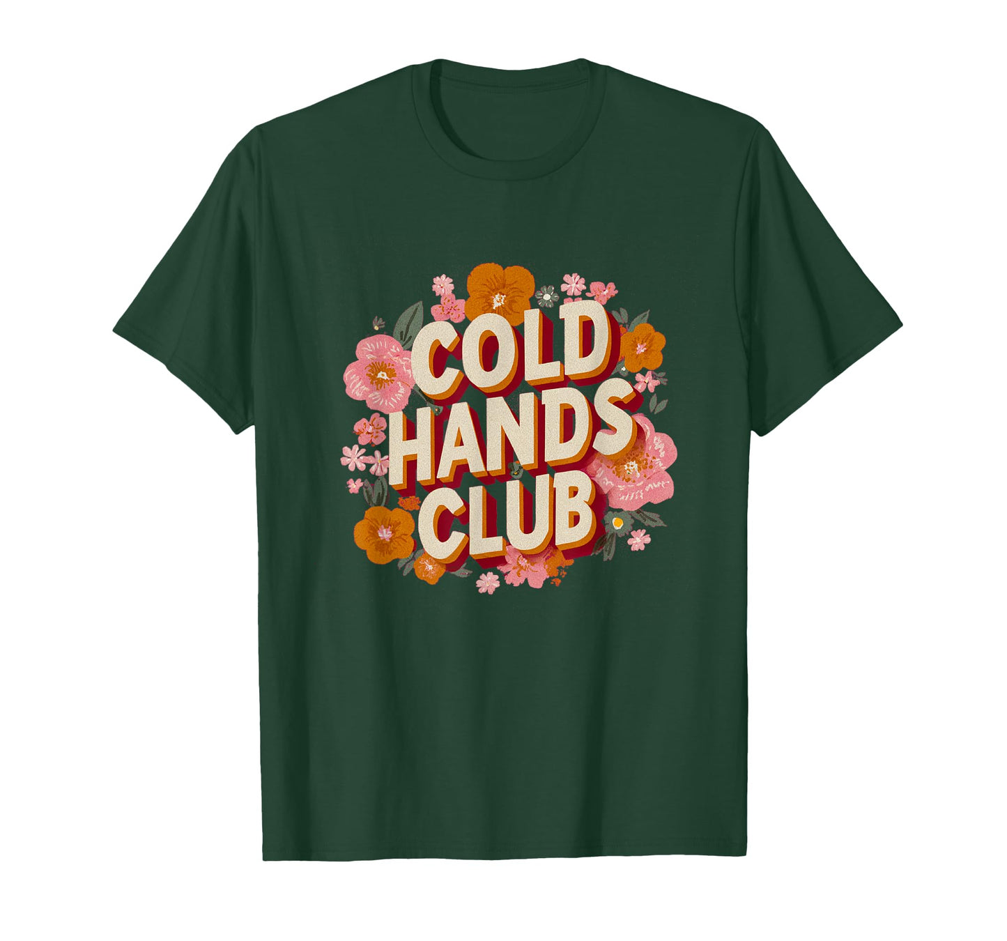 Flowery Cold Hands Club Costume T-Shirt