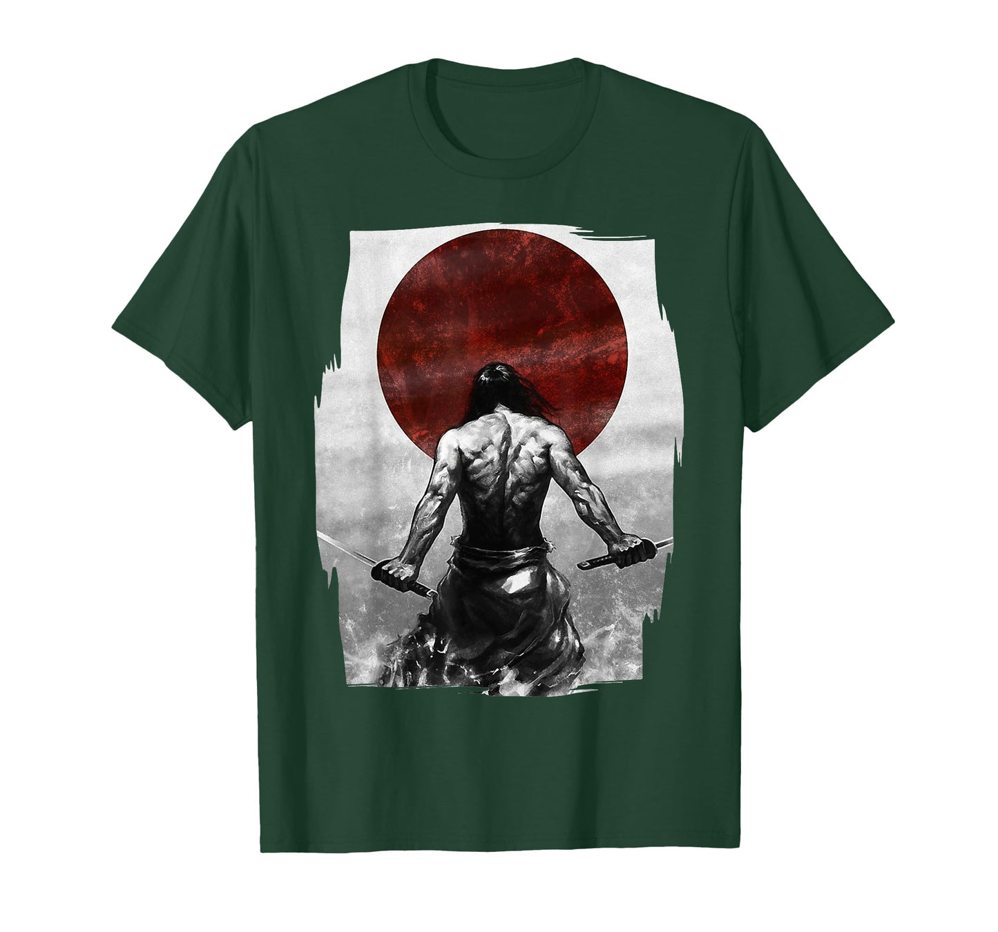Samurai Warrior Vintage Fighter Retro Bushido Japanese T-Shirt