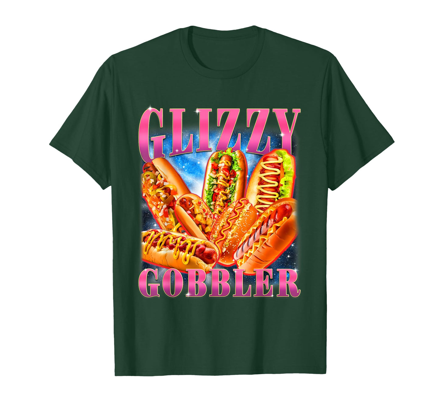 Glizzy Gobbler Meme Funny Hilarious Hot Dog Glizzy Lovers T-Shirt
