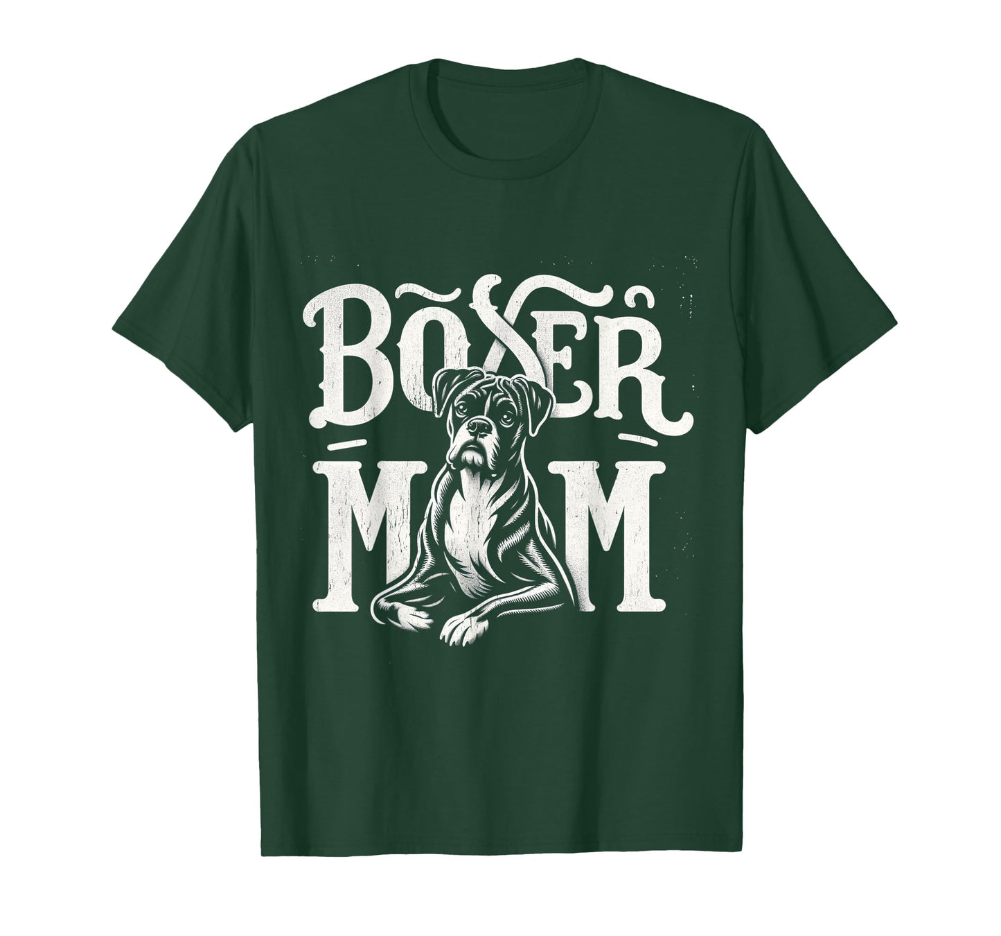 Boxer Mom Funny Boxer Dog Pet For Women T-Shirt