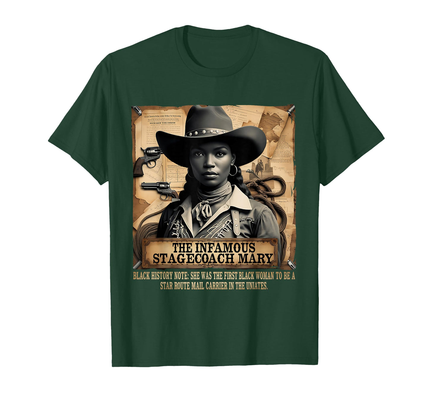 Black History African Cowgirl Swag Melanin Cowgirls T-Shirt