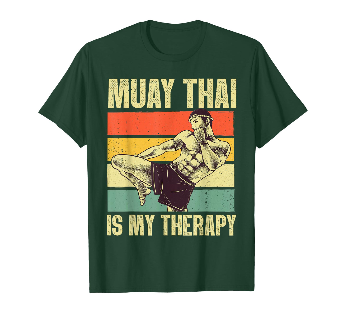 Funny Muay Thai Design for Men Women Kids Muay Thai Boxing T-Shirt